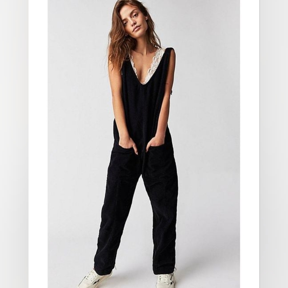We The Free High Roller Cord Jumpsuit